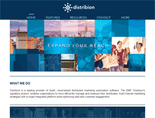 Tablet Screenshot of distribion.com